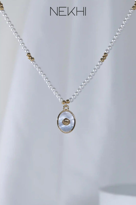 Pearl Brooke Necklace