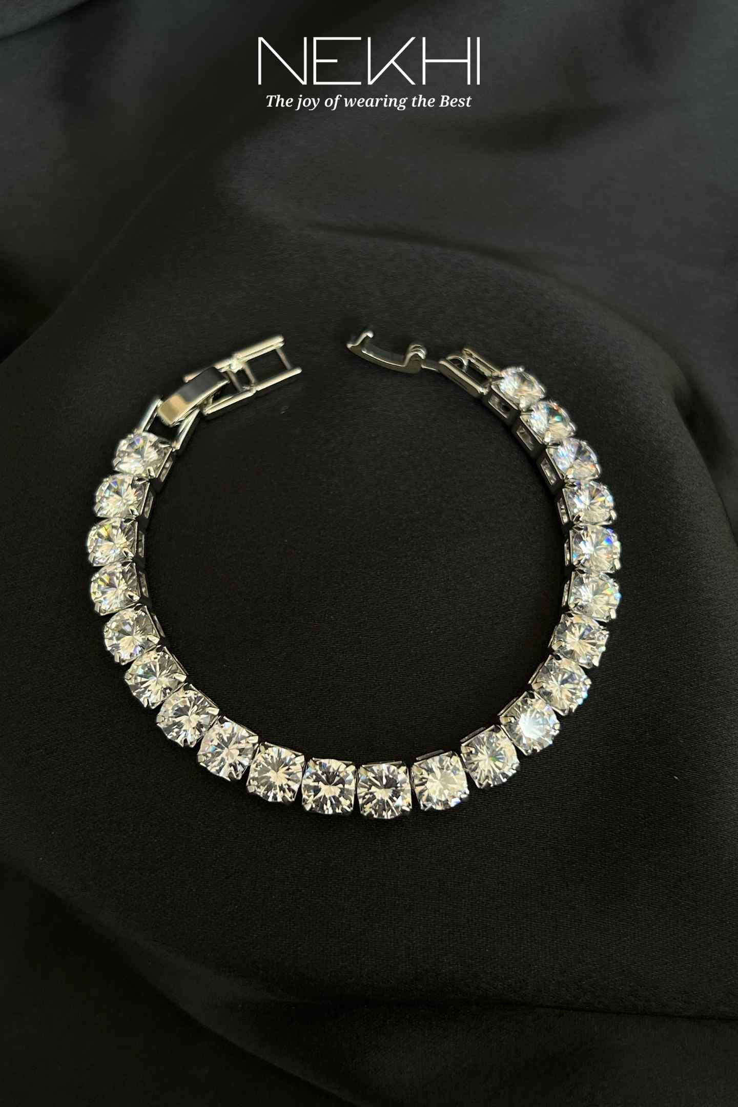 Glam up crystal Tennis Bracelet