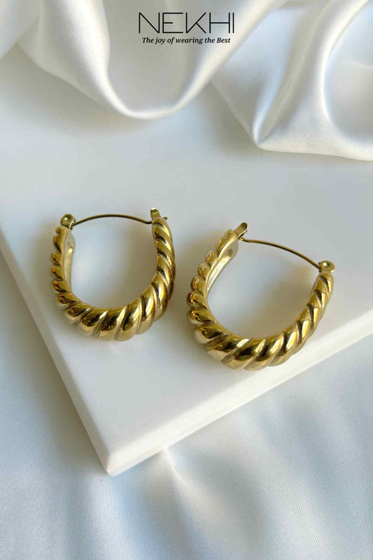Bold U Hoops