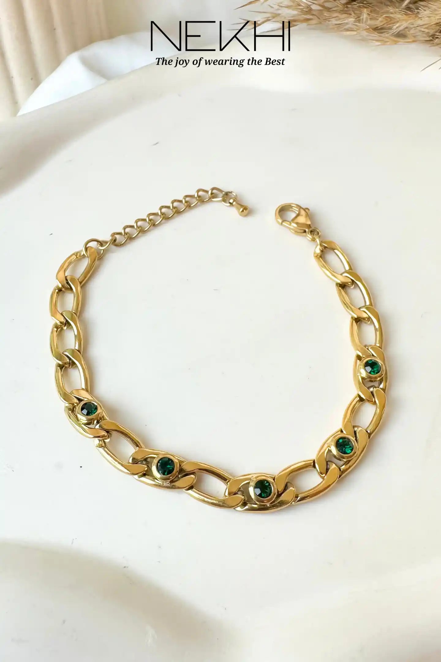 Mossy Charm Bracelet