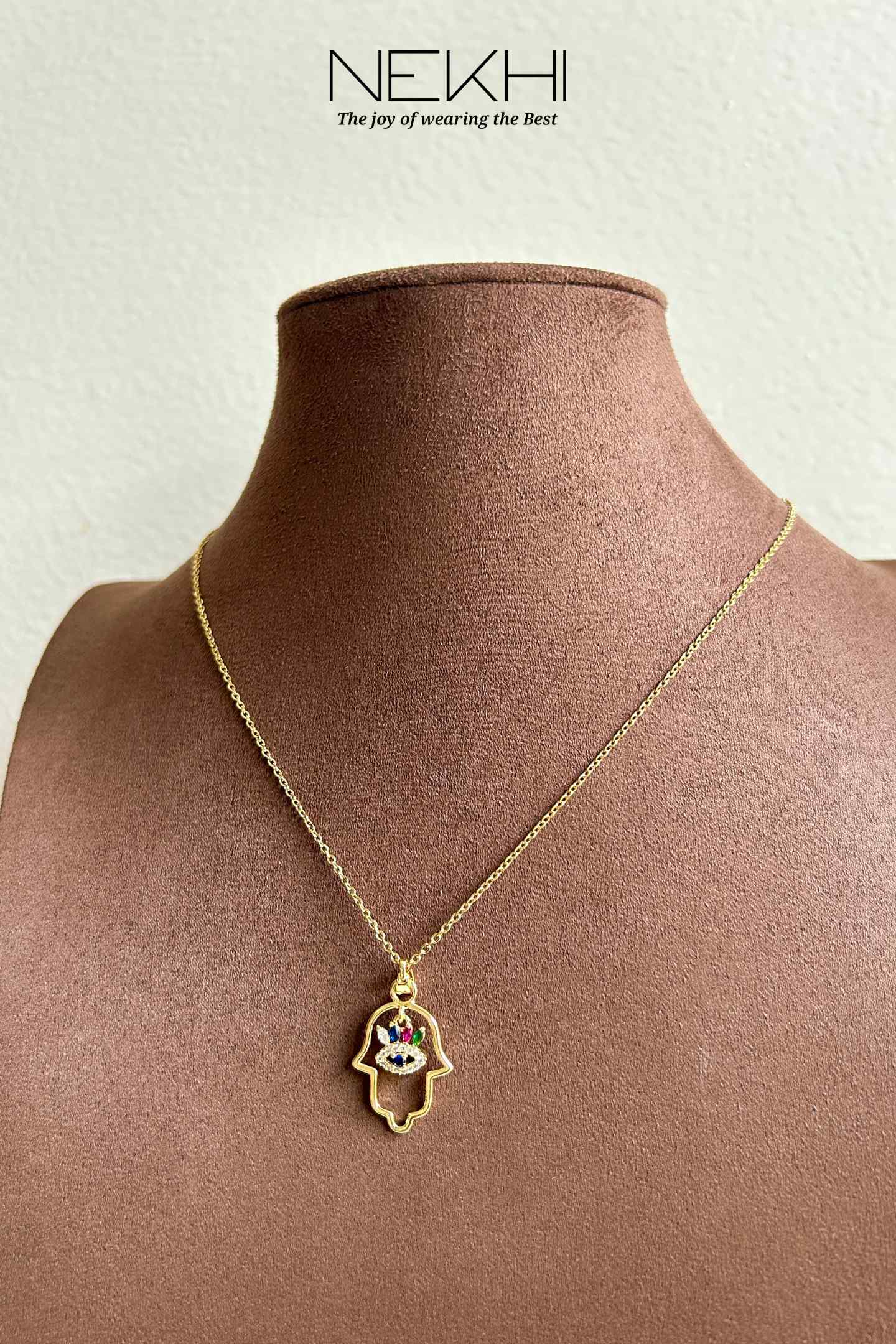 Hamsa Shield Necklace