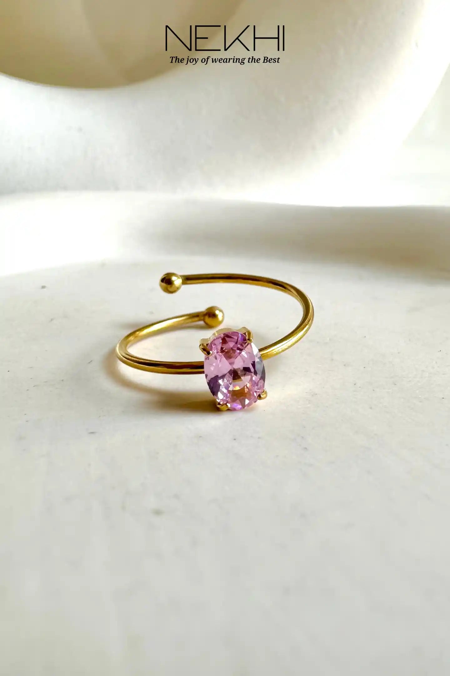 Ritzy Stone Adjustable Ring