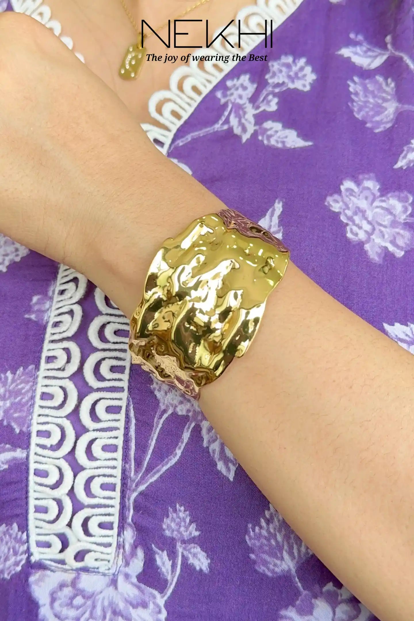 Golden Foil Cuff