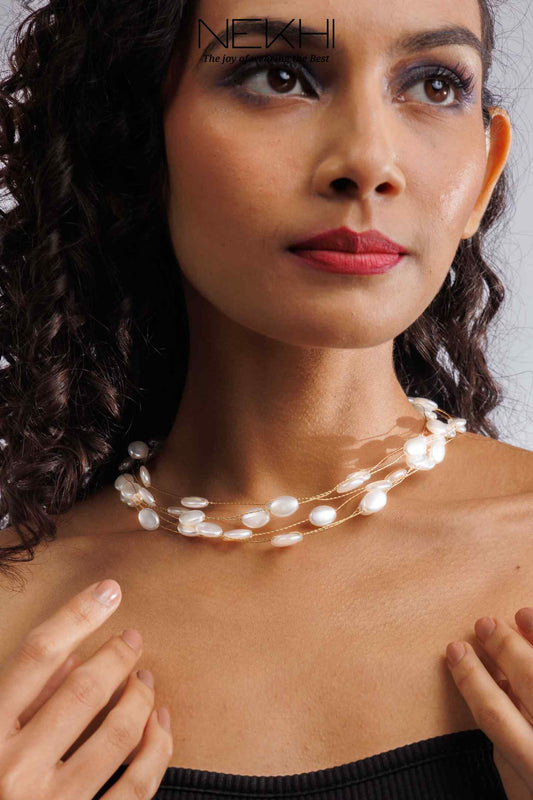 Layered Pearl Necklace