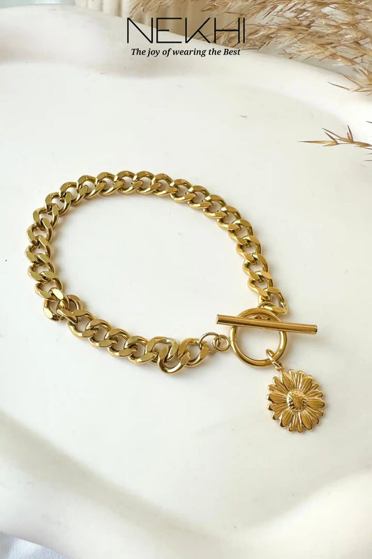 Lily Charm Bracelet