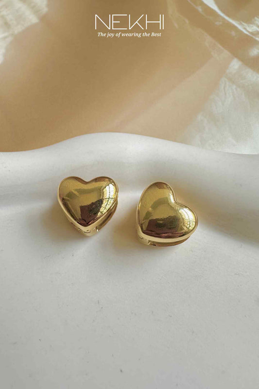 Bold Heart Studs