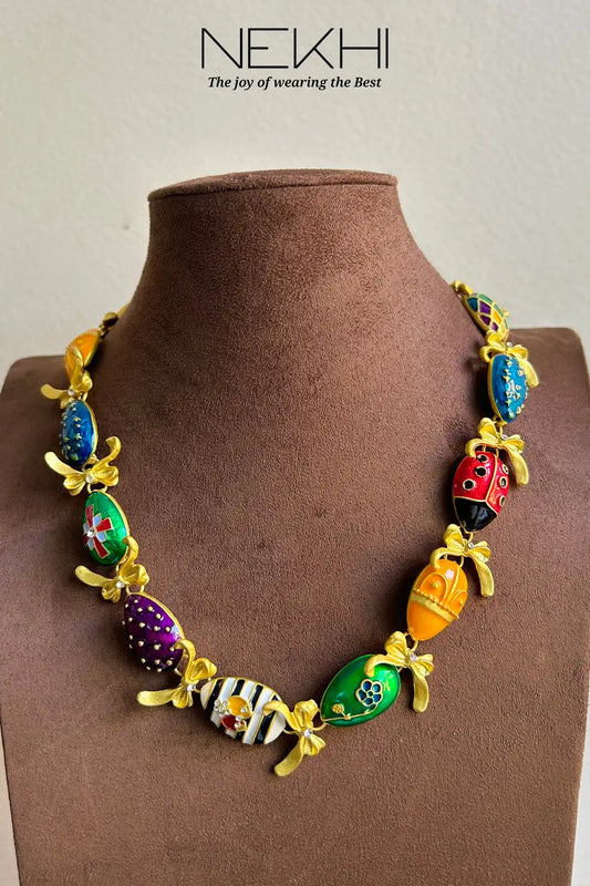 Verdant Necklace With Earrings