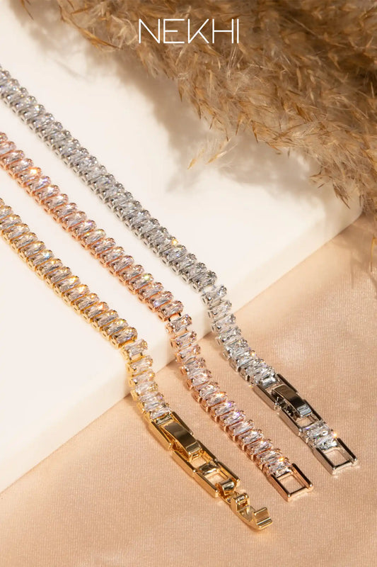 Icy Cuban Diamond Tennis Bracelet