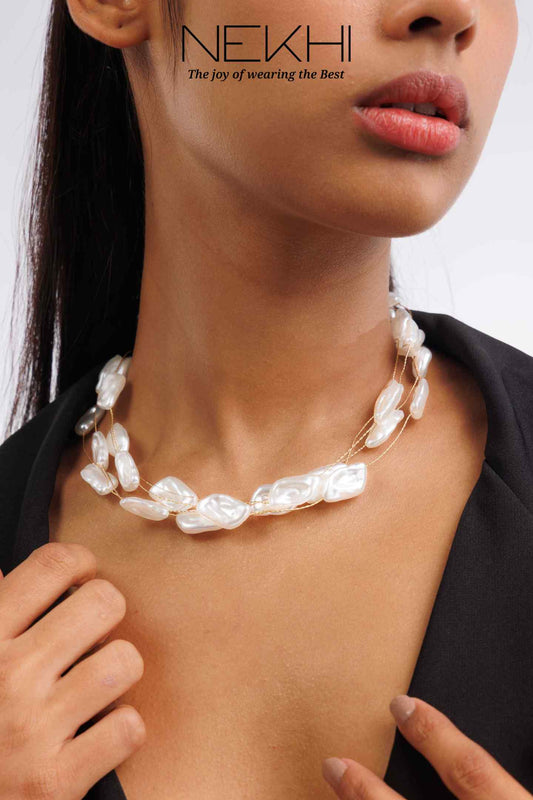 Layered Pearl Necklace