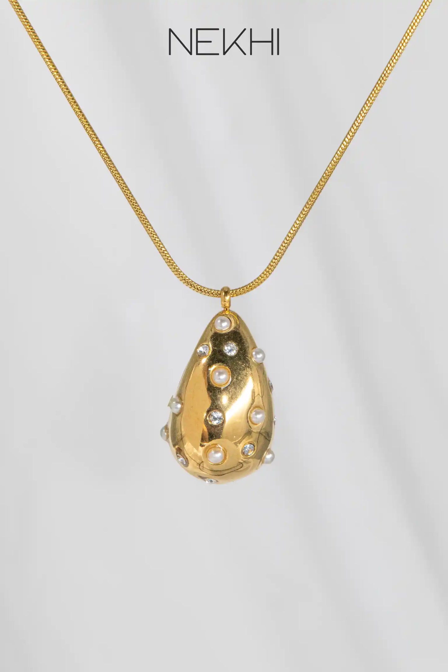 Pearl Bold Drop Chain
