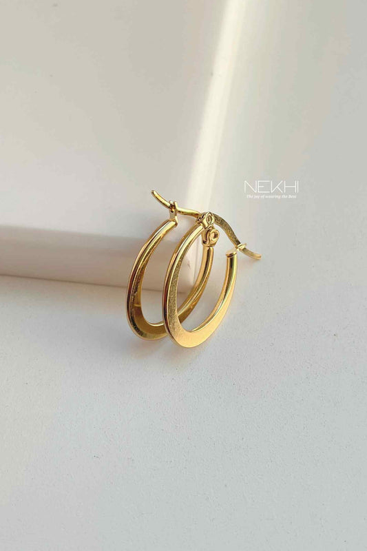 FLAT THIN OVAL HOOPS