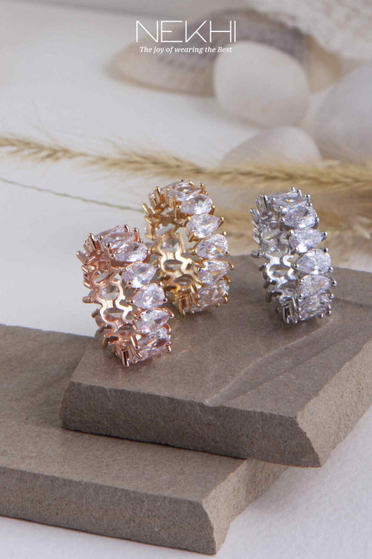 Tear Drop Cocktail ring