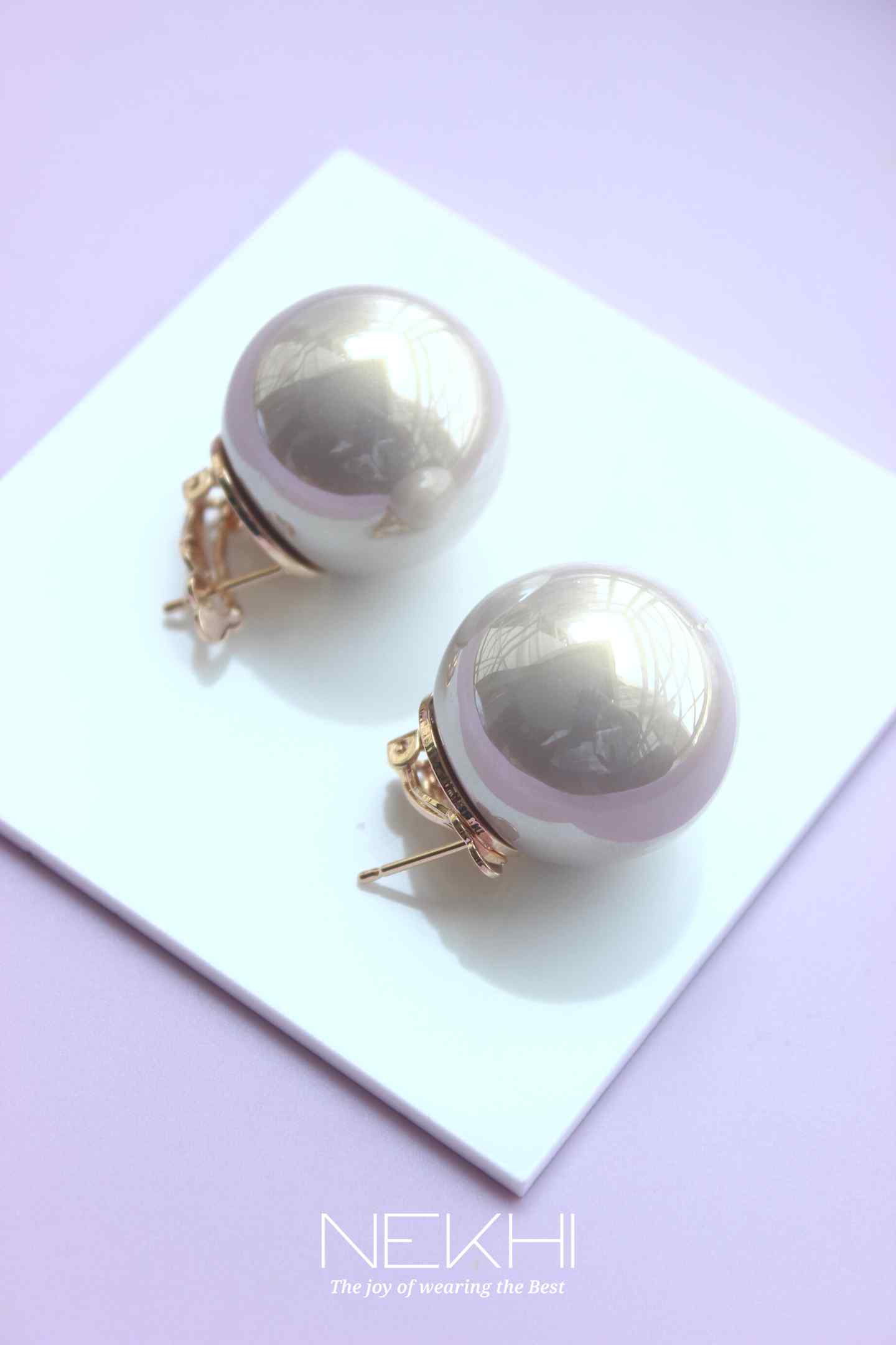Full Pearl clip on earring