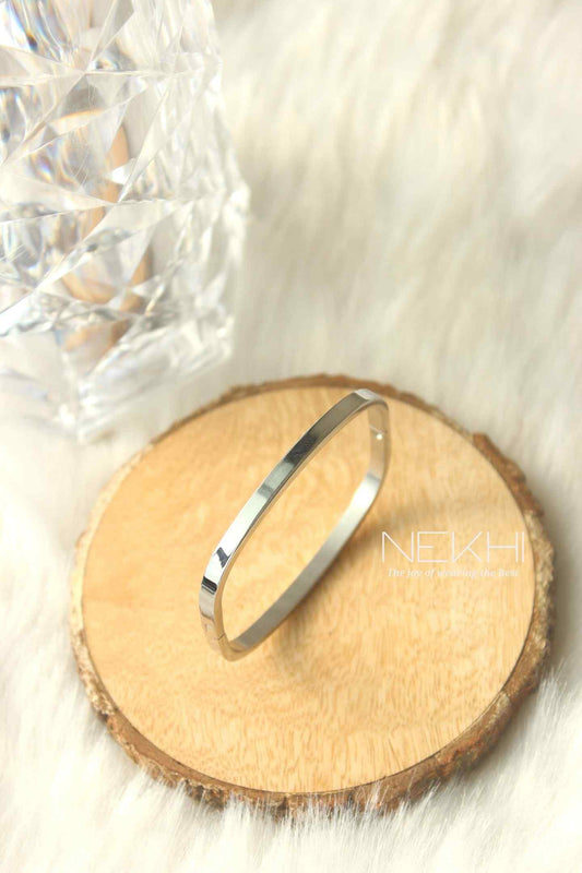 Shine Through Rectangle Plain Kada for Women