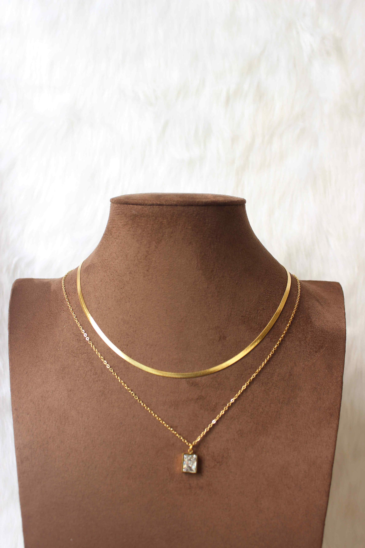 Emerald Layered Necklace
