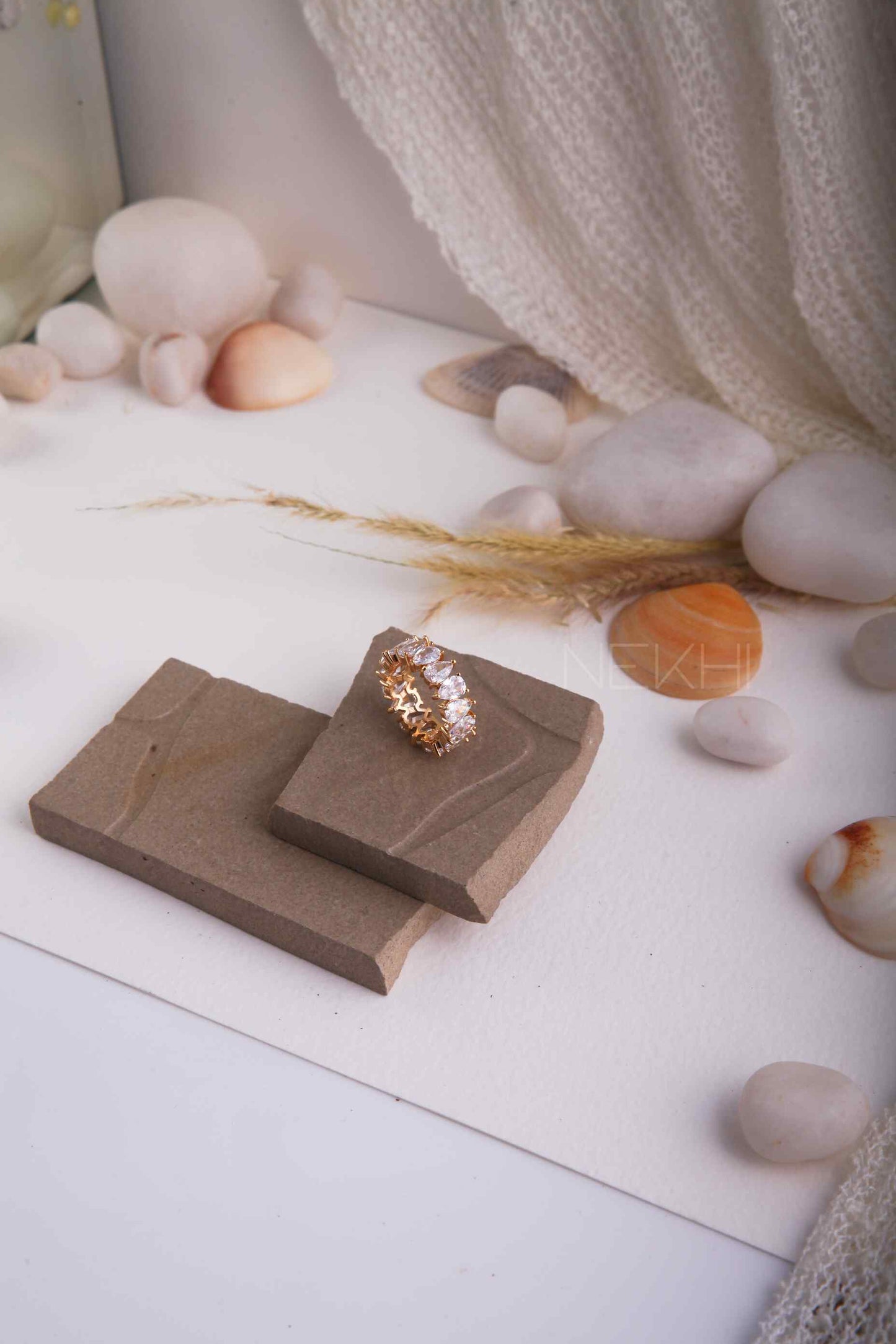 Tear Drop Cocktail ring