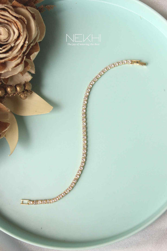 Small Circulate Tennis Bracelet