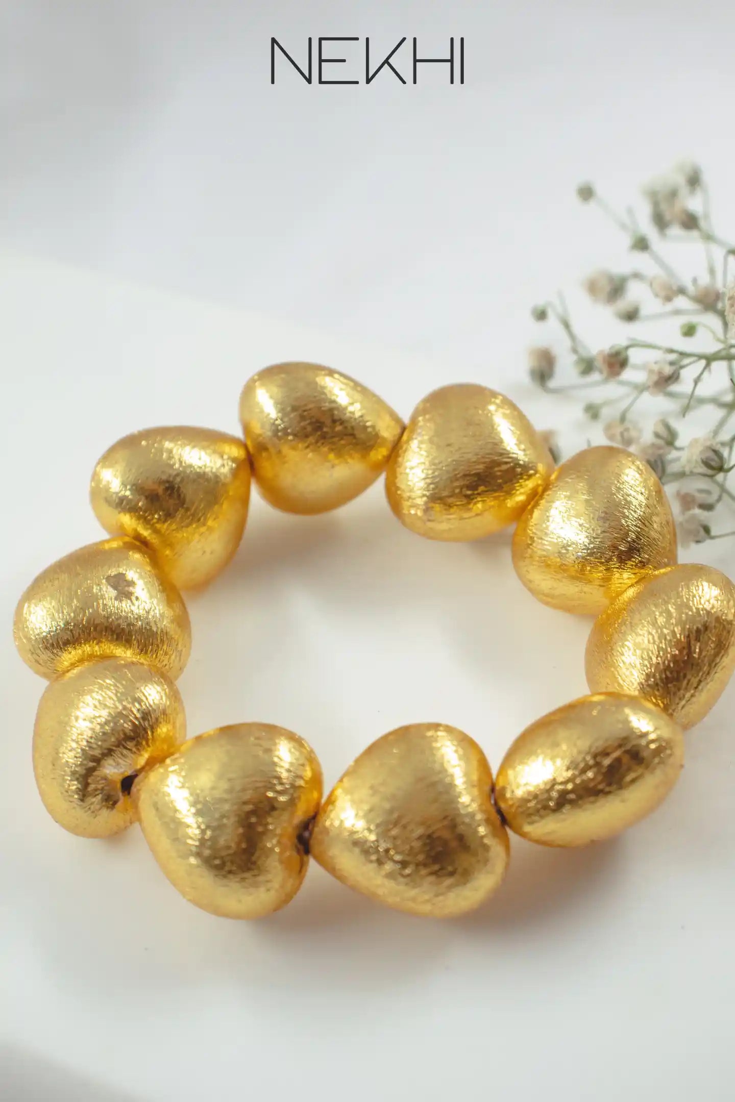 Golden Beaded Bracelets