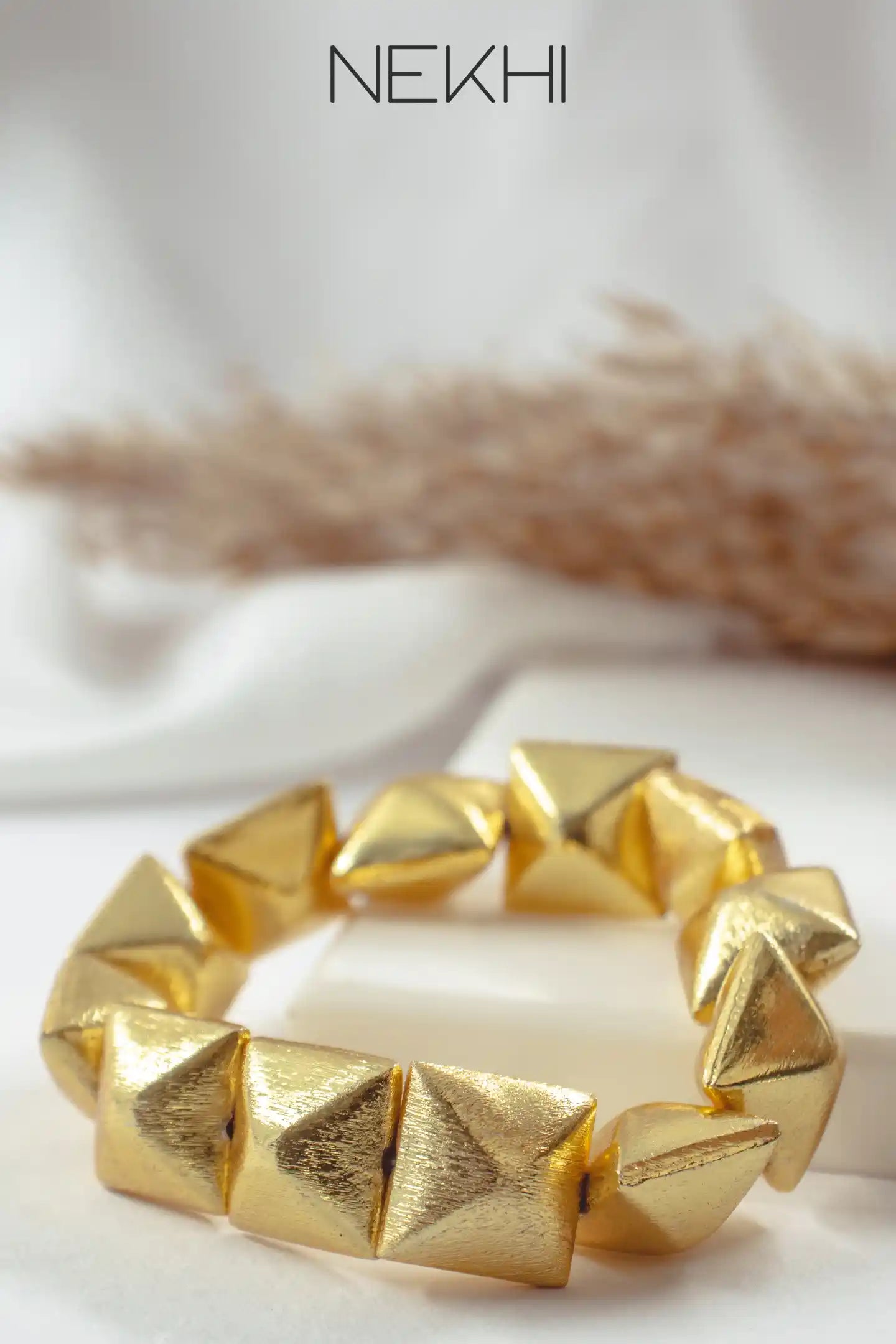 Golden Beaded Bracelets