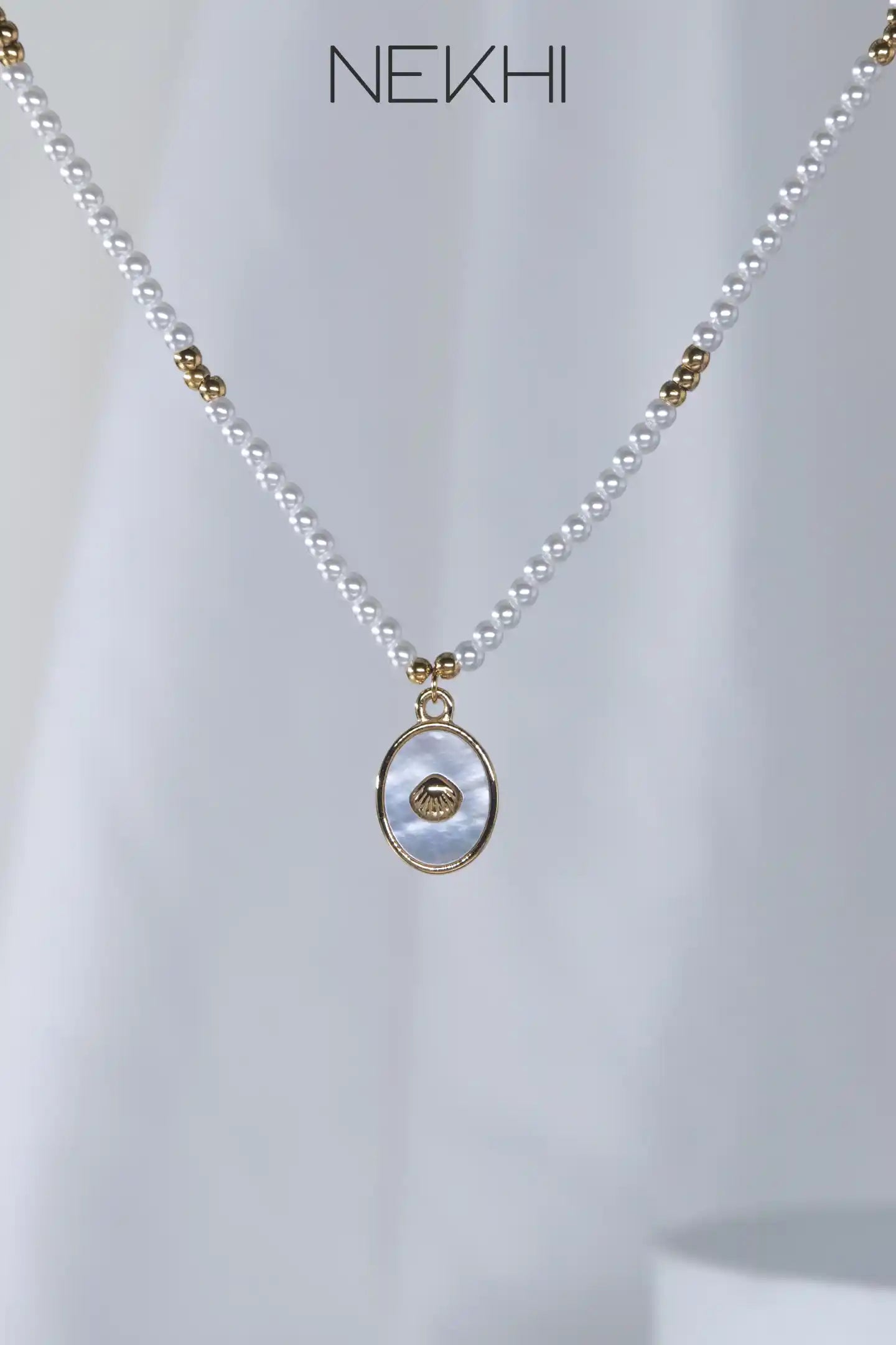 Pearl Brooke Necklace