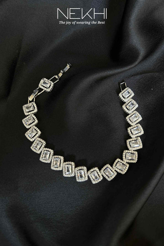 ZigZag Diamond Tennis Bracelet