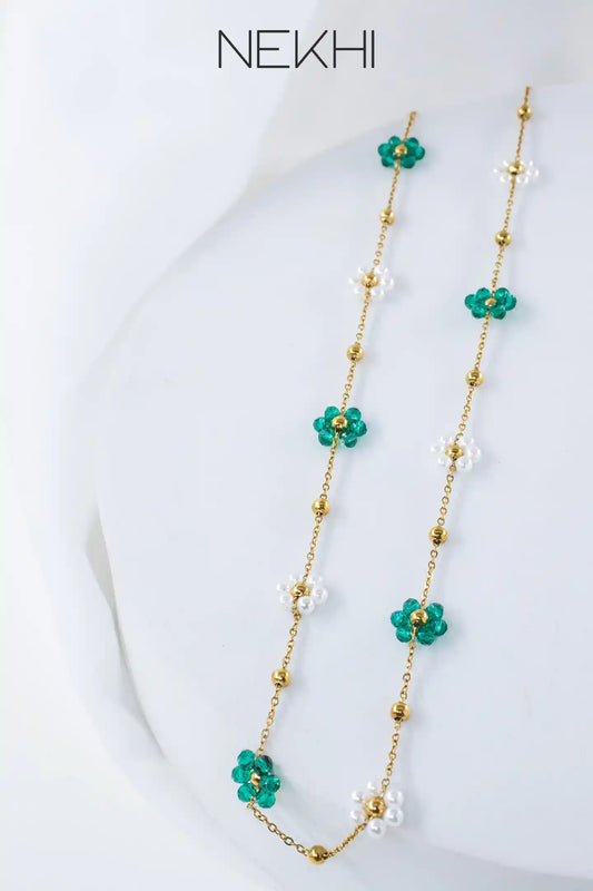 Blooming Pearl Necklace