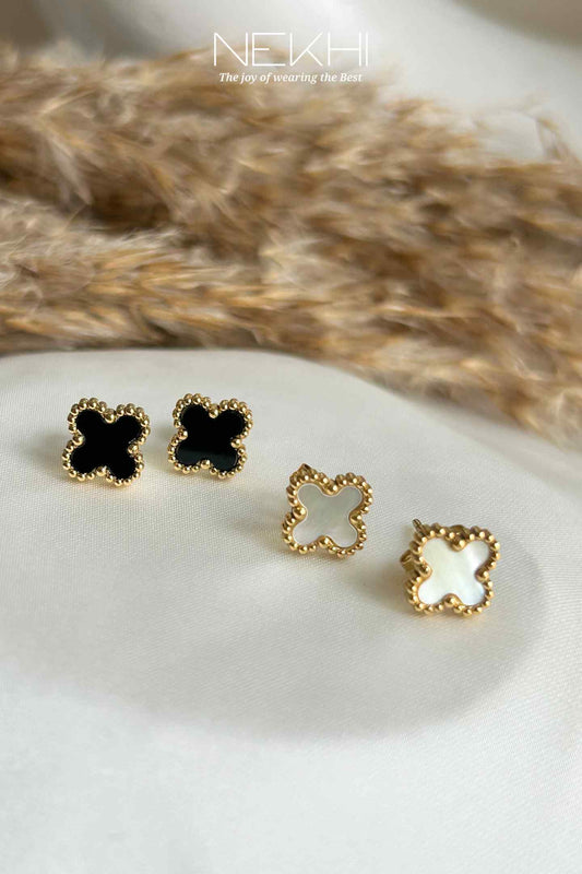 Dainty Clover Studs