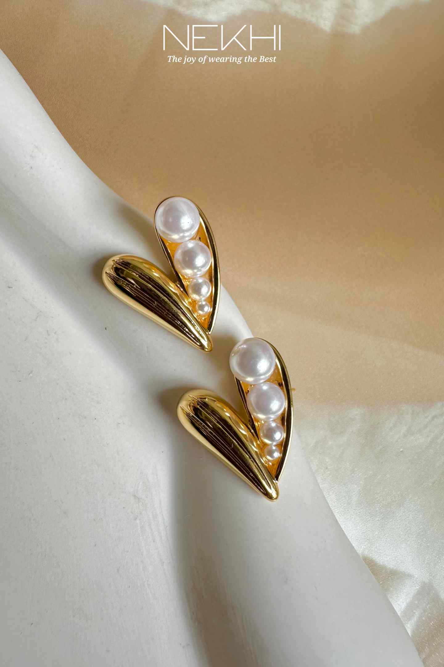 Luxe Heart Studs