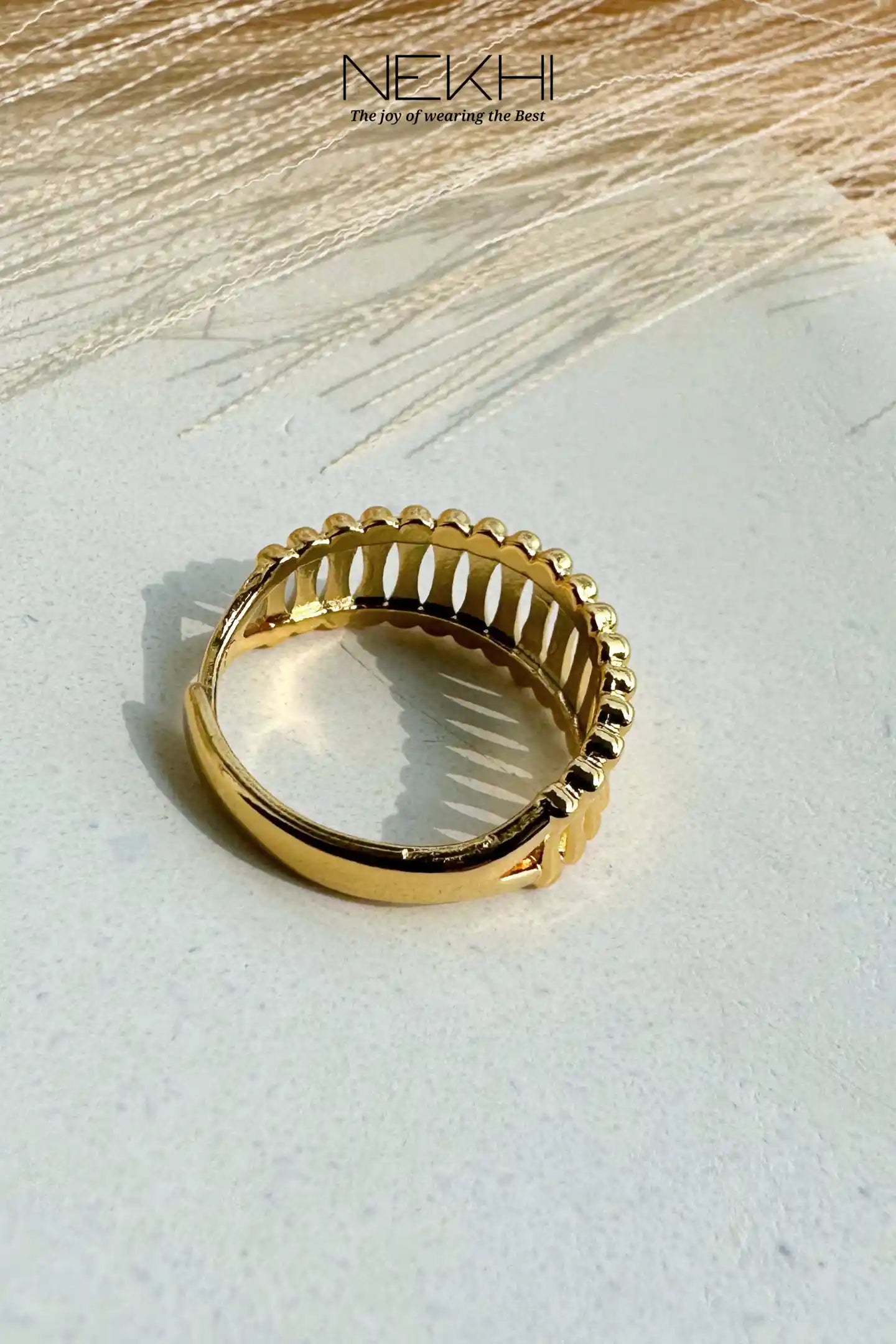 Starlit stripe Ring