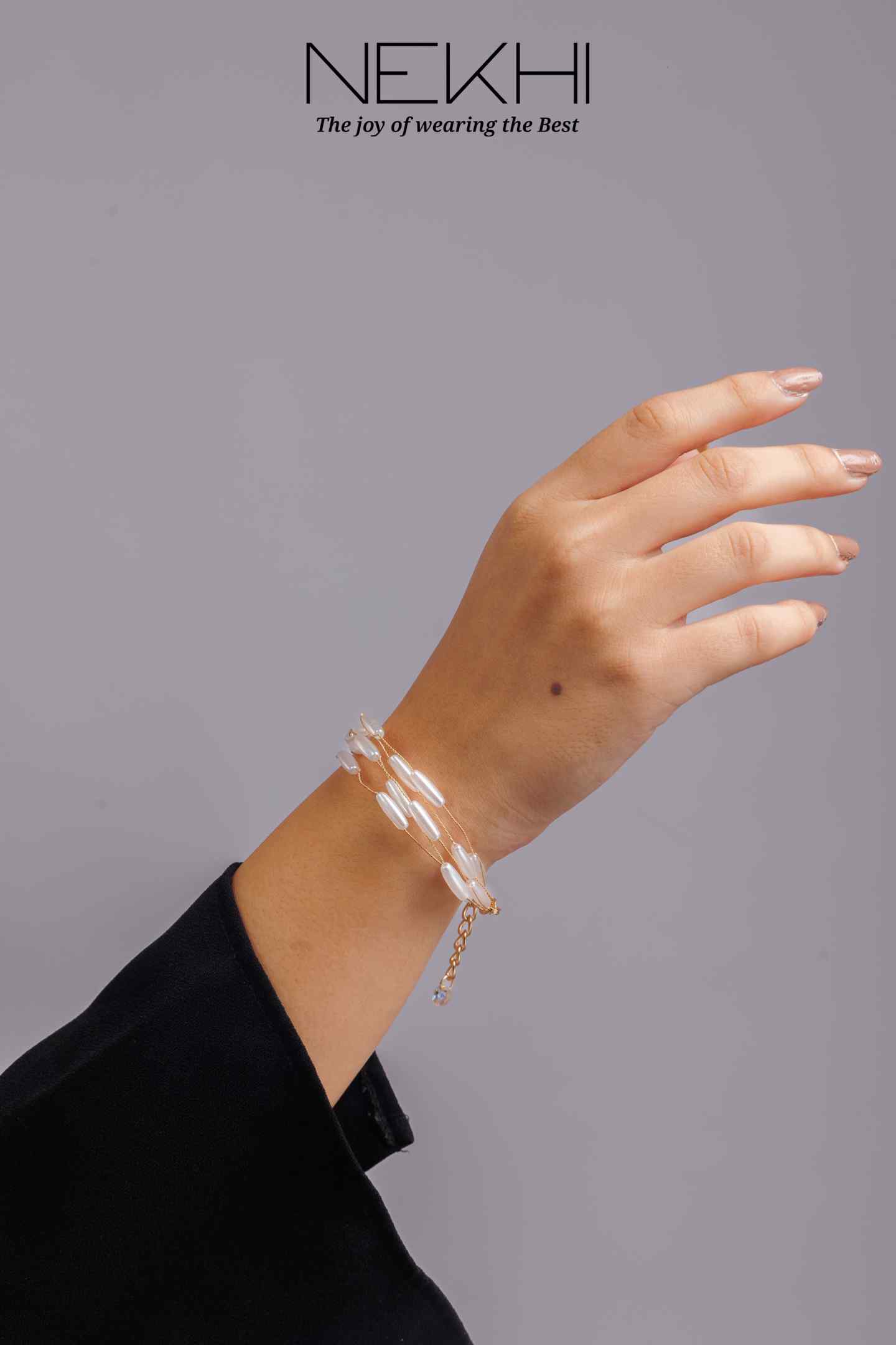 Rice pearl bracelet – Trimakasi | EN