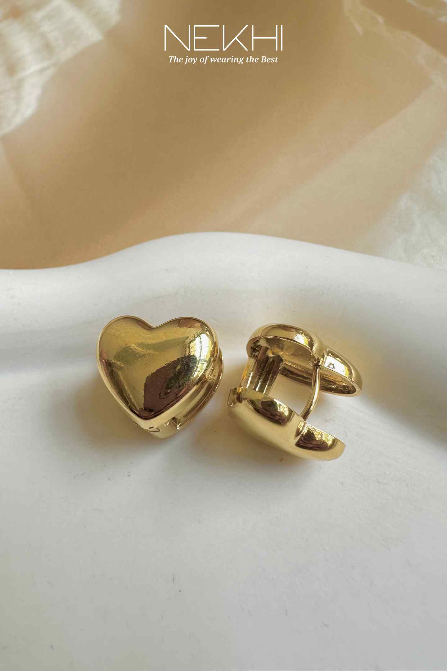 Bold Heart Studs