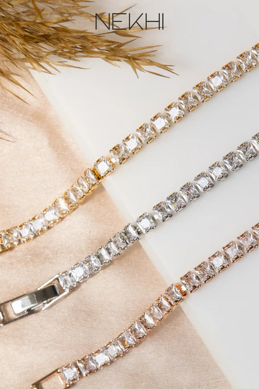 Radiant Tennis Diamond Bracelet