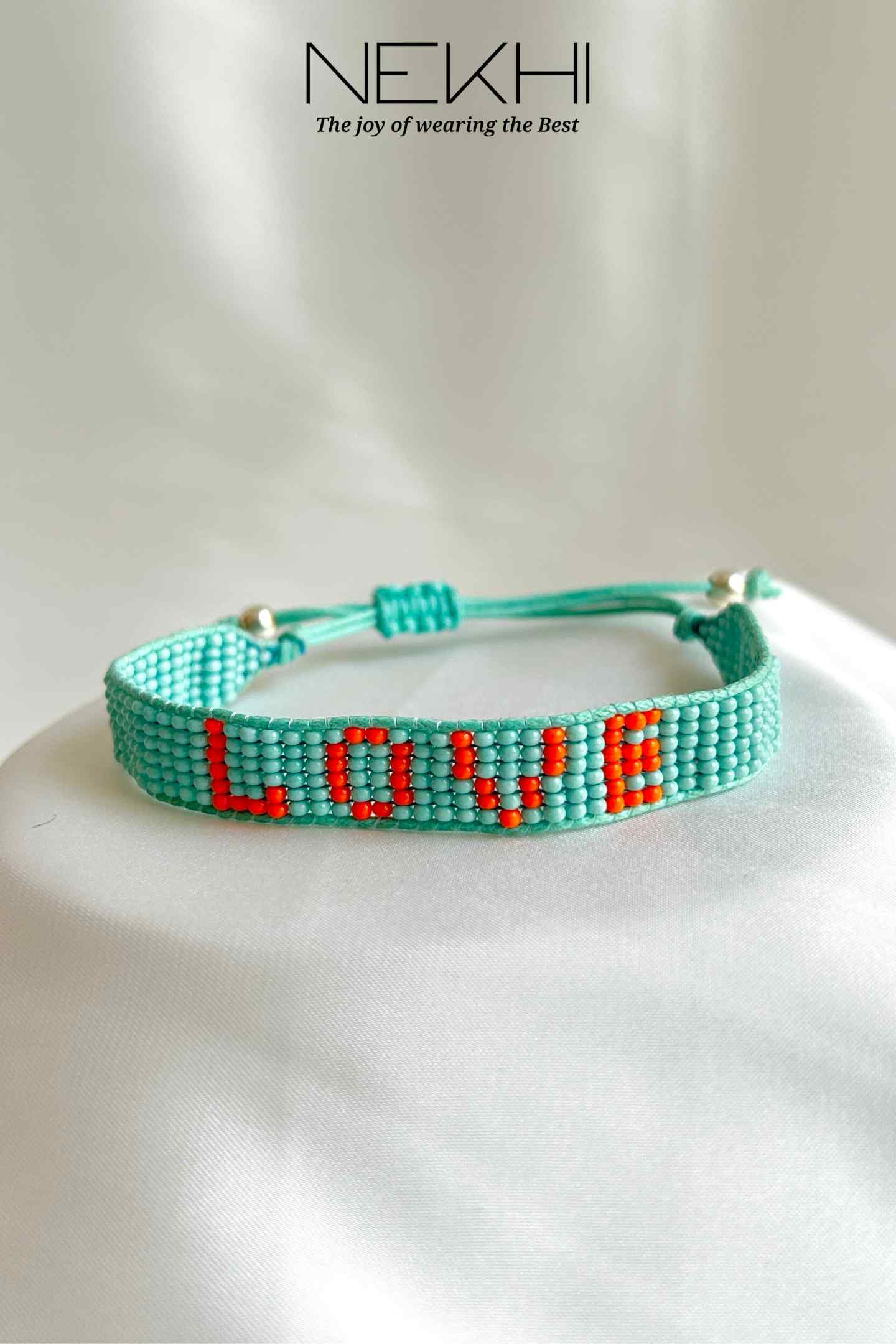 Blue Love Adjustable Bracelet