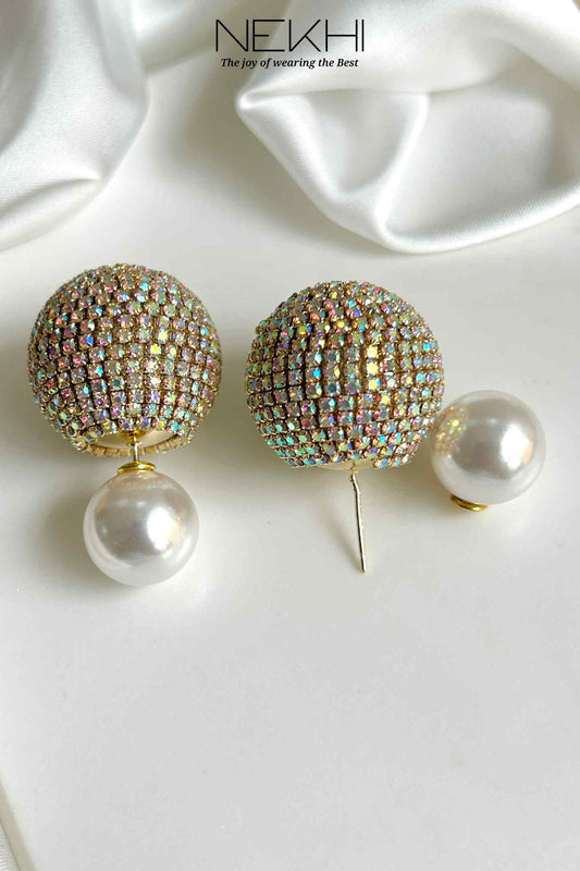 Pearl Glitter Studs