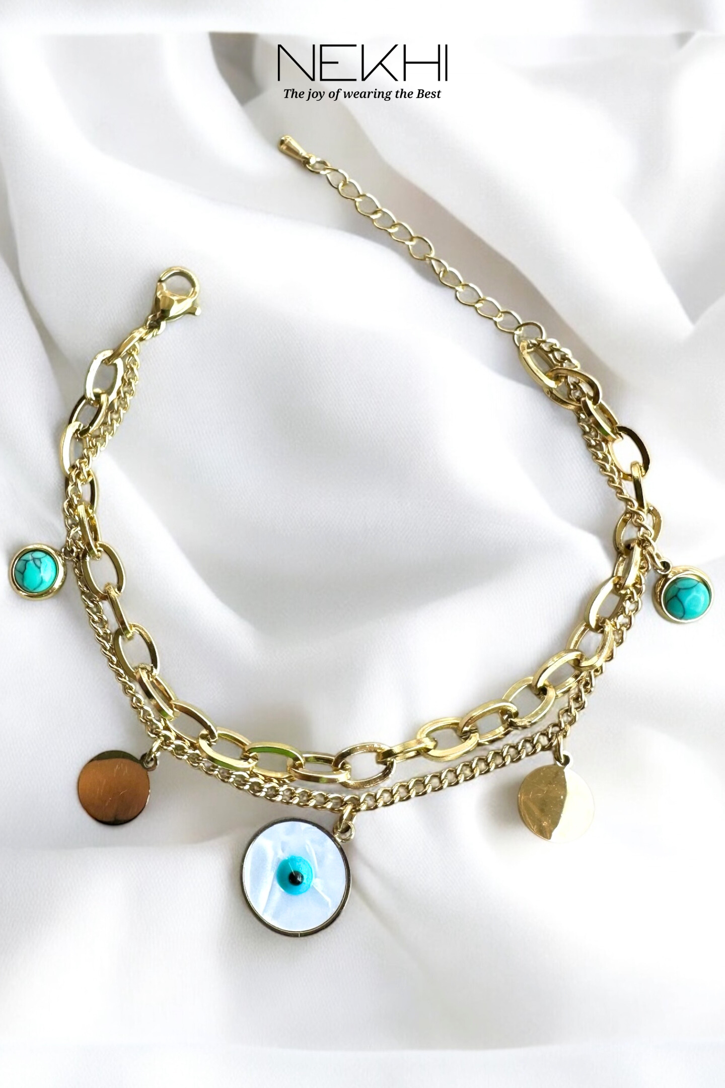 Ethereal Eye Charm Bracelet