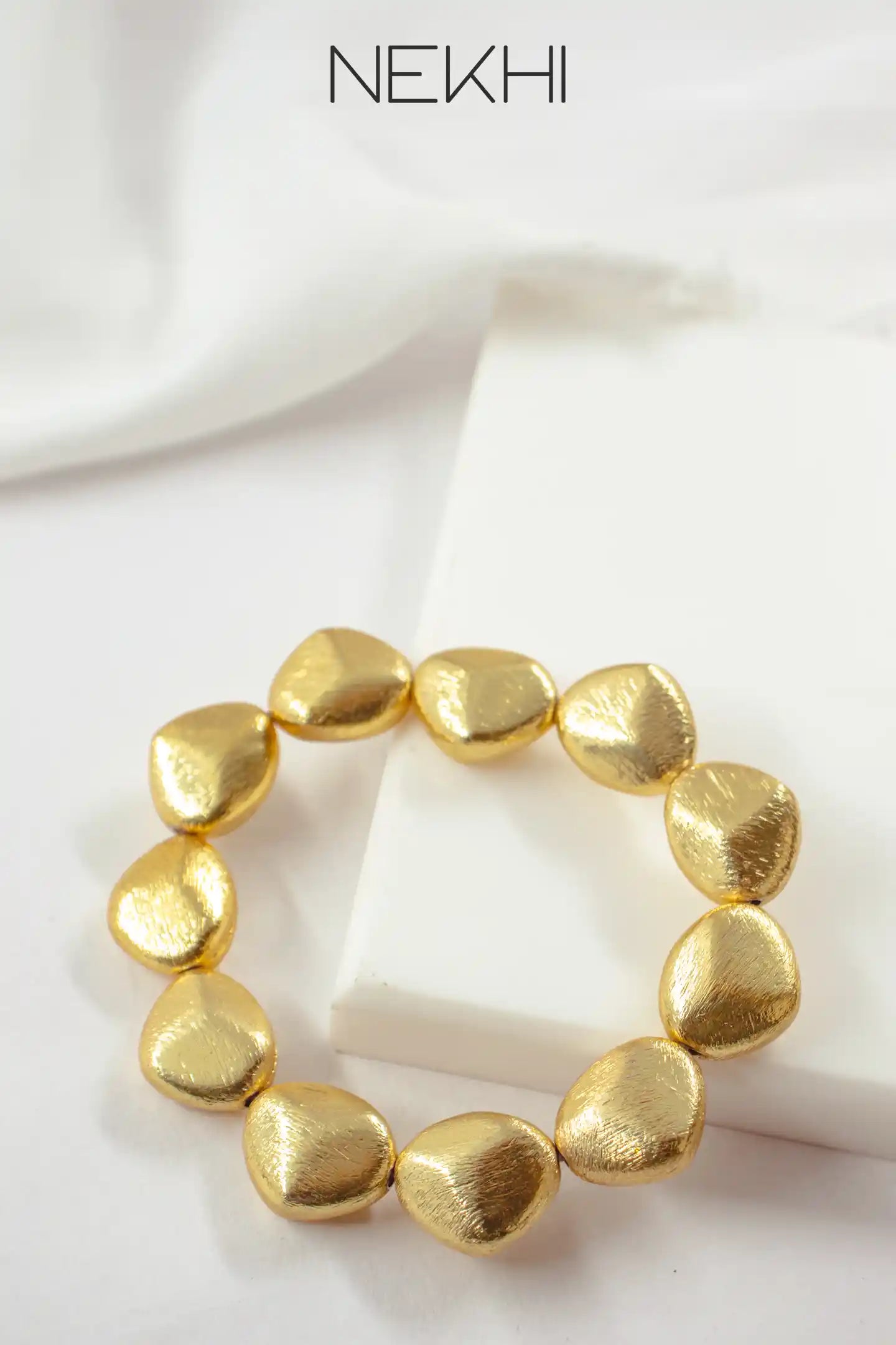 Golden Beaded Bracelets
