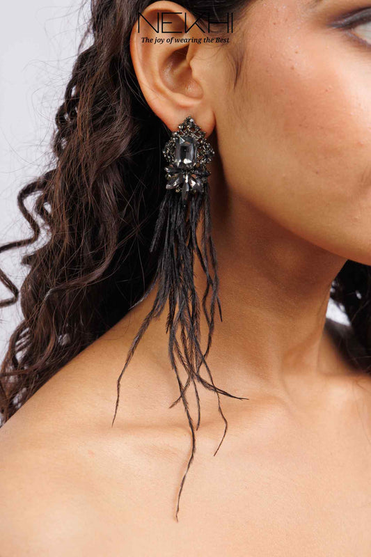 Glam Feather Dangler