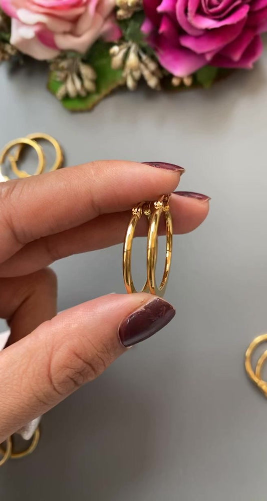FLAT THIN ROUND HOOPS