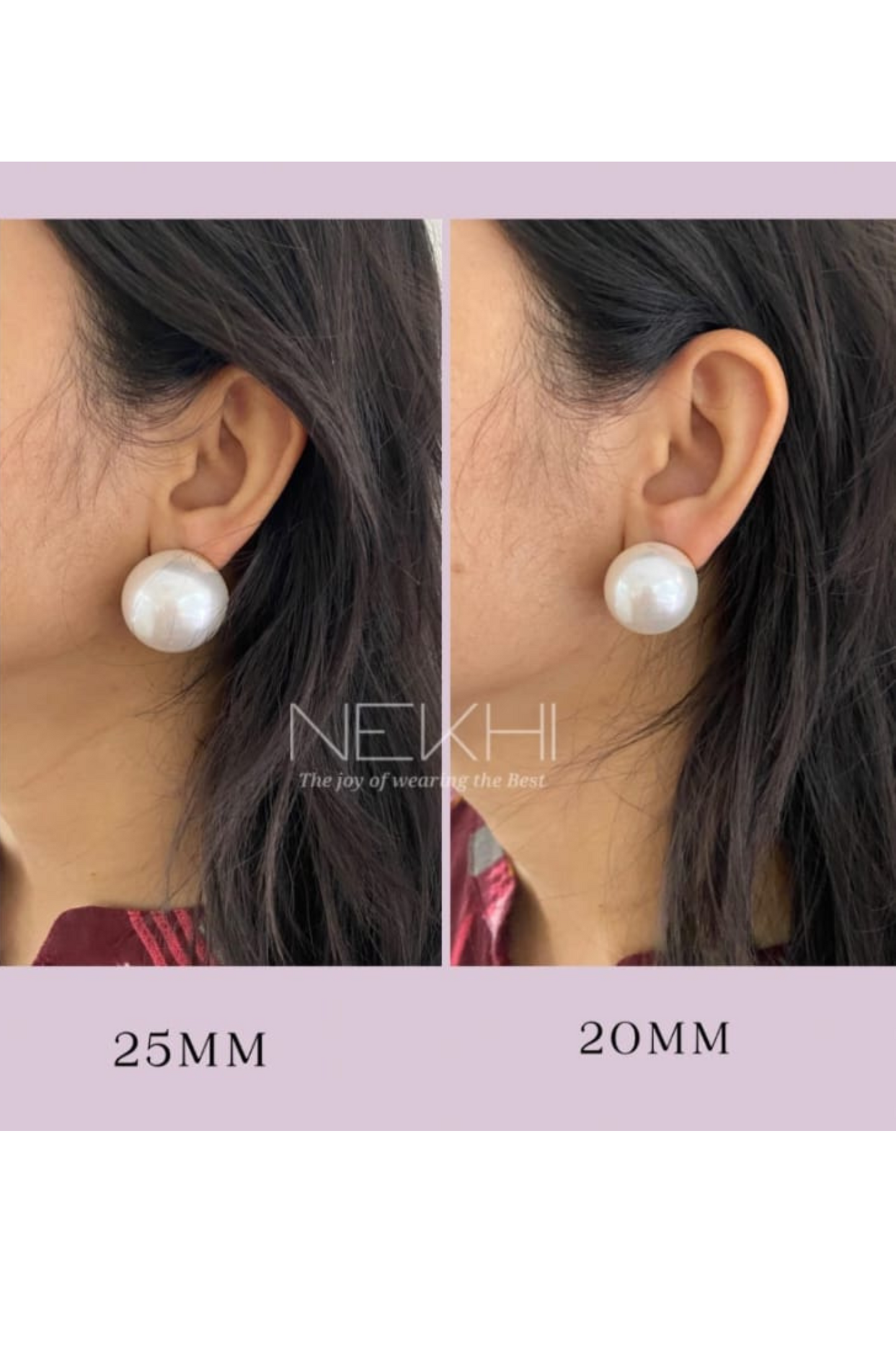 Full Pearl clip on earring